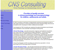 Tablet Screenshot of cnsconsulting.com.au